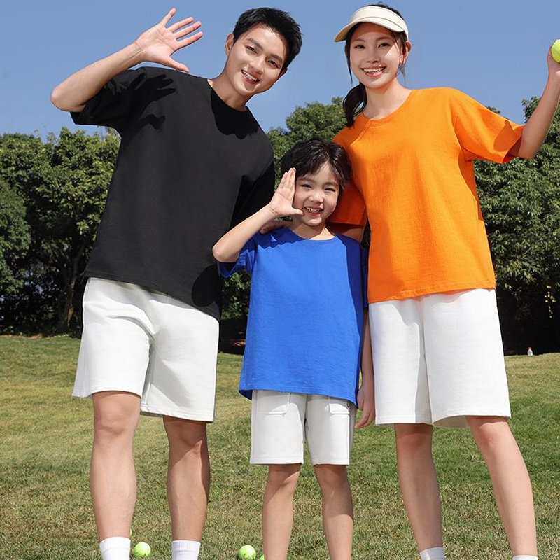 亲子服装定制-家庭亲子套装纯棉亲子服定做服务